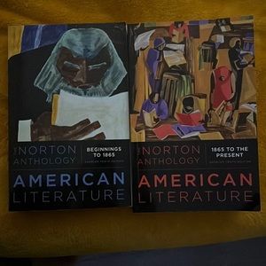 Norton anthology American Literature beginnings-1865 & 1856-pres. textbooks